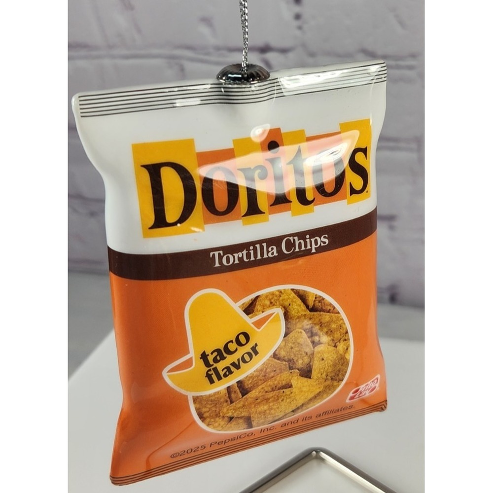 Doritos Taco Flavor Tortilla Chips Hanging Christmas Ornament 4‎ Inch